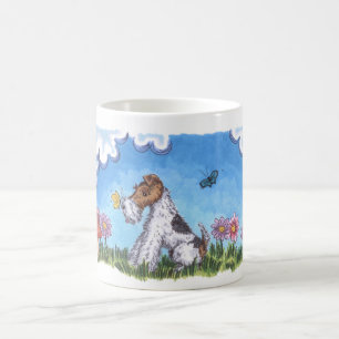 Wire Fox Spring 11oz White Mug