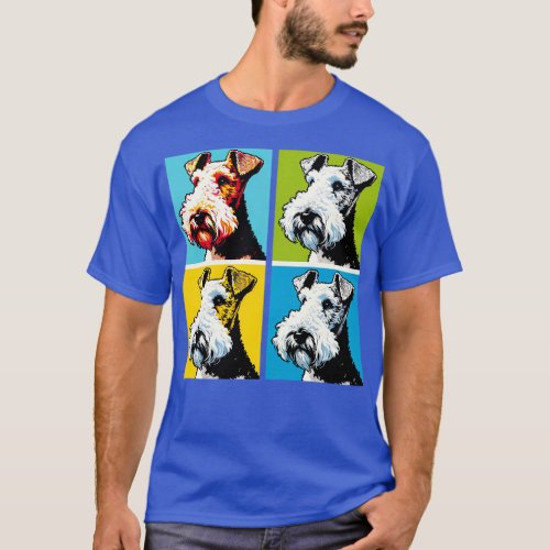 Wire Fox Terrier Art Dog Lovers T_Shirt