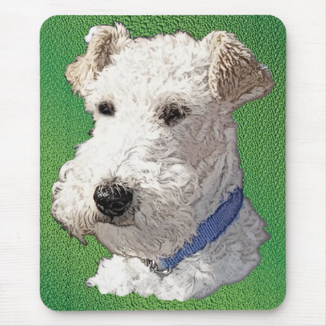 Wire Fox Terrier Art Mouse Pad (Front)