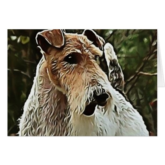 Wire Fox Terrier Cards (Front Horizontal)