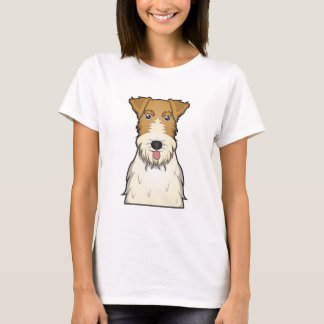 Wire Fox Terrier Cartoon T-Shirt