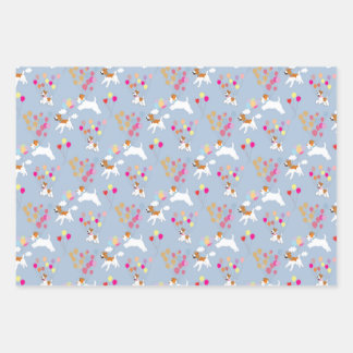 Wire Fox Terrier celebration Wrapping Papers Wrapping Paper Sheets