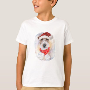 Wire Fox Terrier Christmas Gifts For Dog Lovers T-Shirt