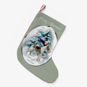 Wire Fox Terrier Christmas Small Christmas Stocking