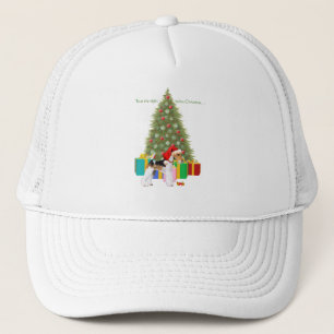 Wire Fox Terrier Christmas Trucker Hat