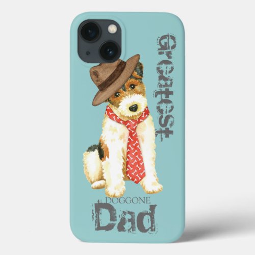 Wire Fox Terrier Dad iPhone 13 Case