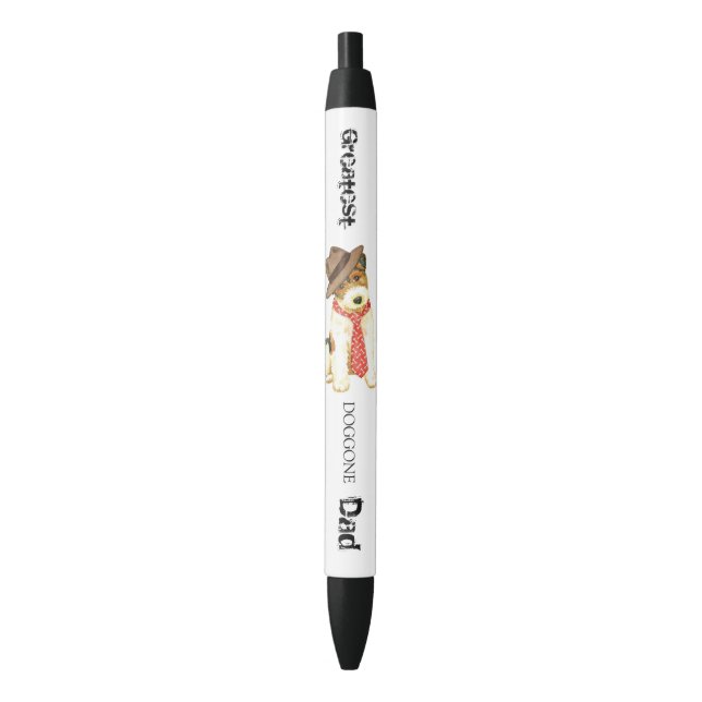 Wire Fox Terrier Dad Pen (Front Vertical)