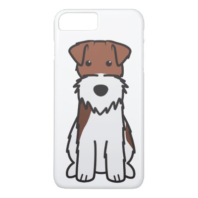 Wire Fox Terrier Dog Cartoon iPhone 8 Plus/7 Plus Case