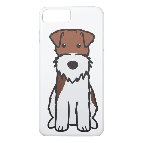 Wire Fox Terrier Dog Cartoon iPhone 8 Plus7 Plus Case