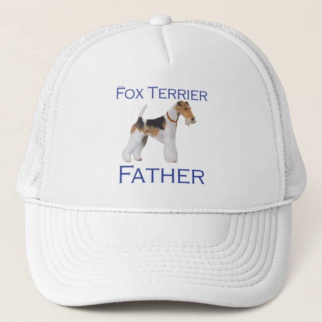 Wire Fox Terrier Father's Day Trucker Hat (Front)