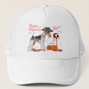 Wire Fox Terrier Halloween Trucker Hat