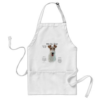 Wire Fox Terrier History; about wire fox terrier Adult Apron