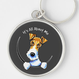 Wire Fox Terrier IAAM Keychain