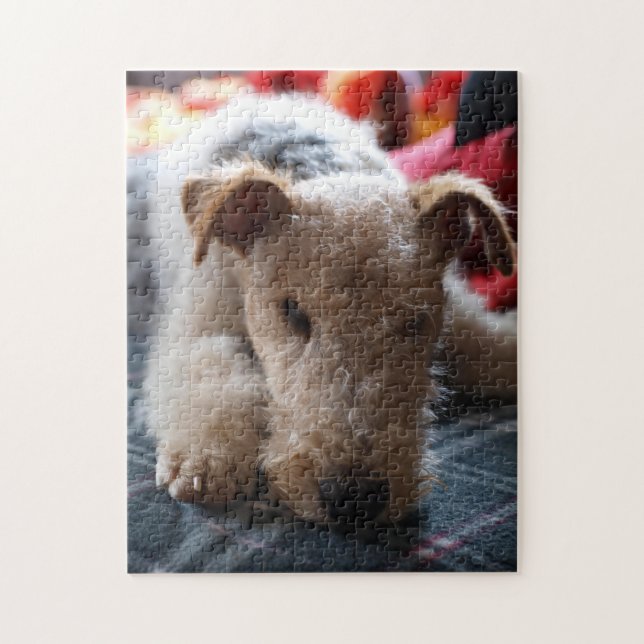 Wire Fox Terrier Jigsaw Puzzle (Vertical)