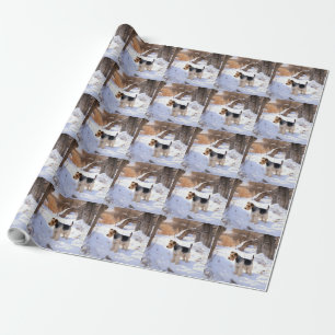 Wire Fox Terrier Let It Snow Christmas Wrapping Paper