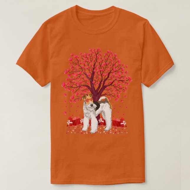Wire Fox Terrier Lover Funny Wire Fox Terrier Vale T-Shirt (Design Front)