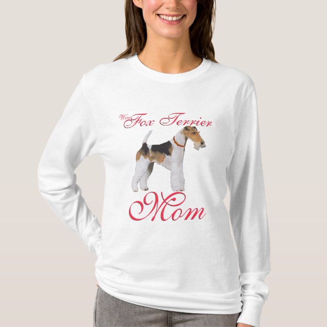 Wire Fox Terrier Mother's Day T-Shirt (Front)