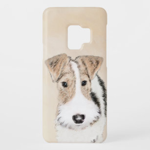 Wire Fox Terrier Painting - Cute Original Dog Art Case-Mate Samsung Galaxy S9 Case