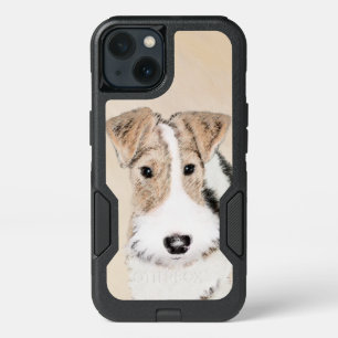 Wire Fox Terrier Painting - Cute Original Dog Art iPhone 13 Case