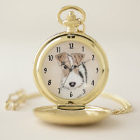 Wire Fox Terrier Painting - Cute Original Dog Art