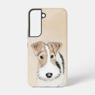 Wire Fox Terrier Painting - Cute Original Dog Art Samsung Galaxy S22 Case