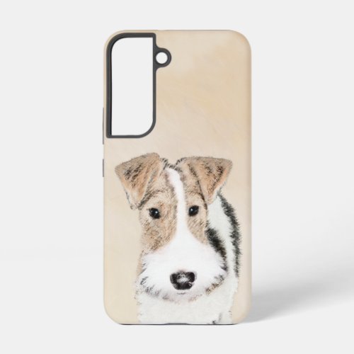Wire Fox Terrier Painting _ Cute Original Dog Art Samsung Galaxy S22 Case