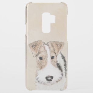 Wire Fox Terrier Painting - Cute Original Dog Art Uncommon Samsung Galaxy S9 Plus Case