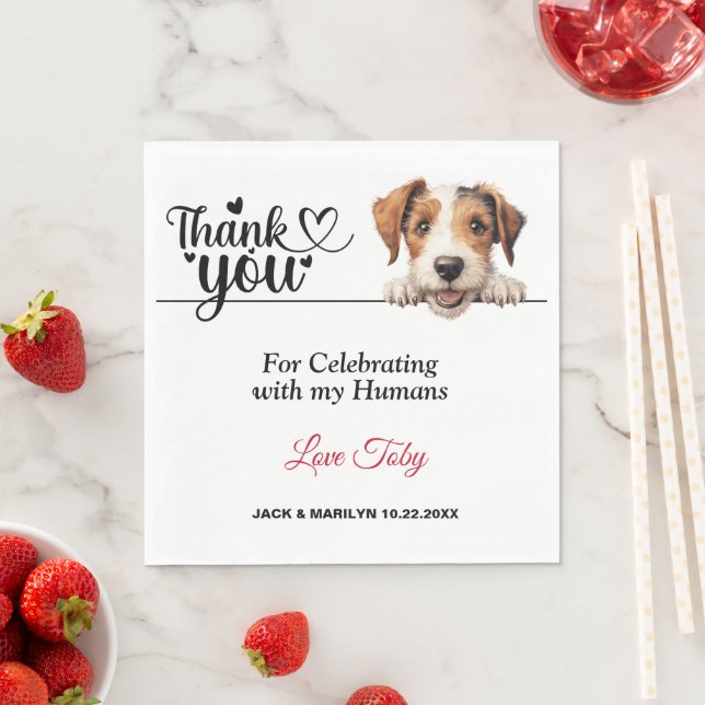 Wire Fox Terrier Paper Napkins (Insitu)