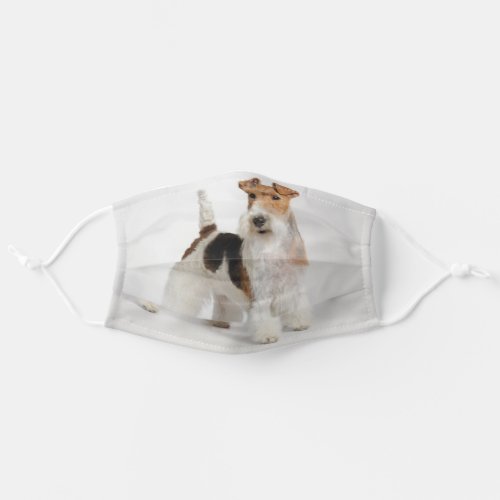Wire Fox Terrier Photo Adult Cloth Face Mask