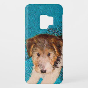 Wire Fox Terrier Puppy Painting - Original Dog Art Case-Mate Samsung Galaxy S9 Case