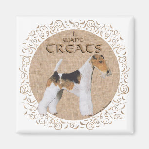 Wire Fox Terrier Treats! Magnet