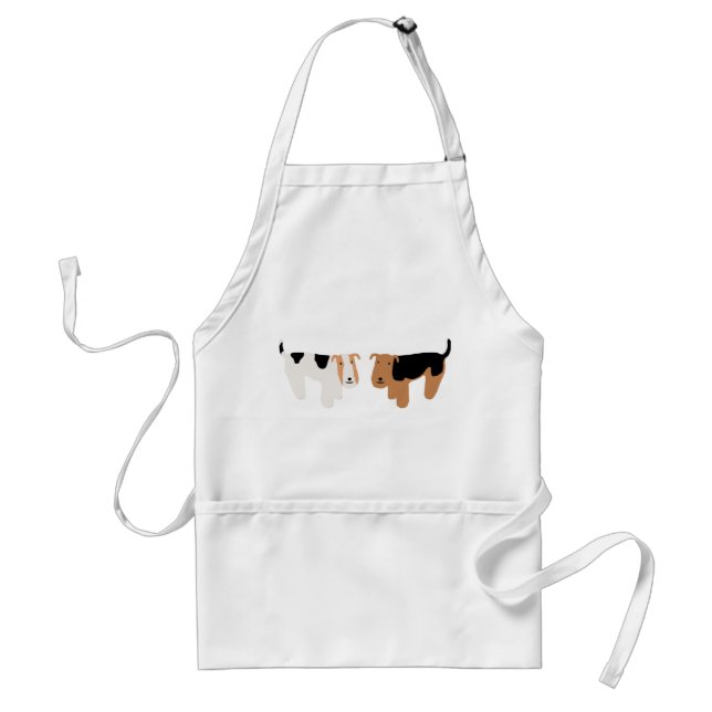 Wire Fox Terrier & Welsh Terrier Adult Apron (Front)