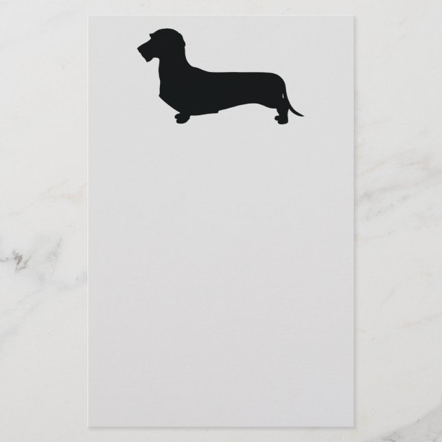 Wire Hair Dachshund Note Paper (Front)