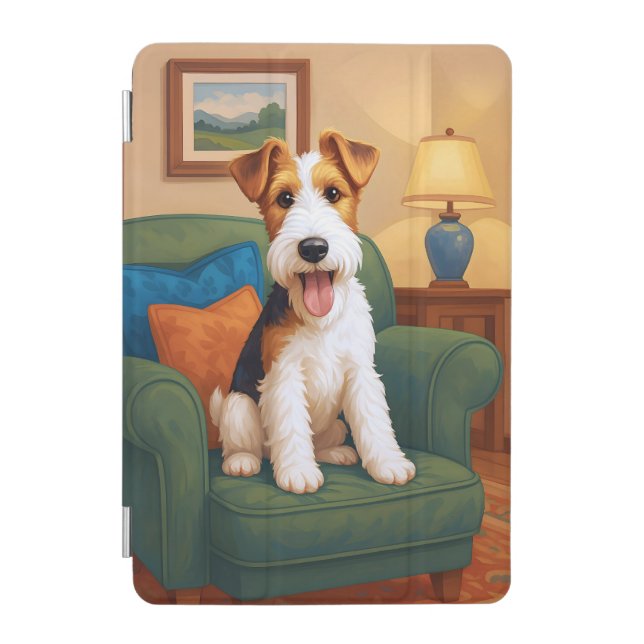 Wire Hair Fox Terrier - This Seat's Taken iPad Mini Cover (Front)