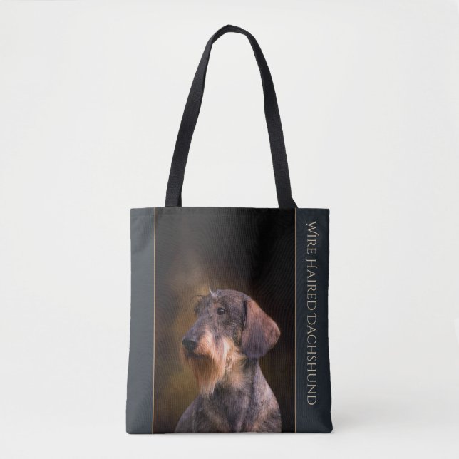 Wire Haired Dachshund Tote Bag (Front)