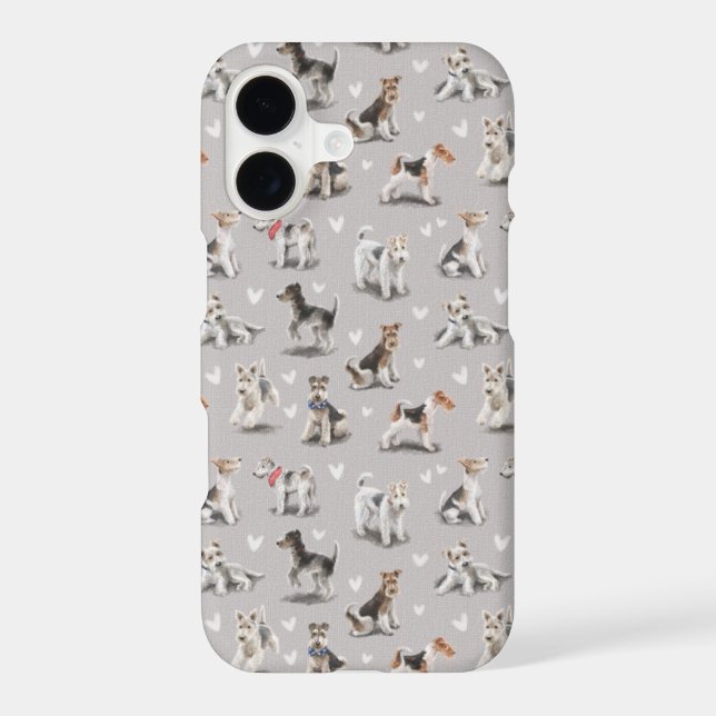 Wire Haired Fox Terrier iPhone Case (Back)