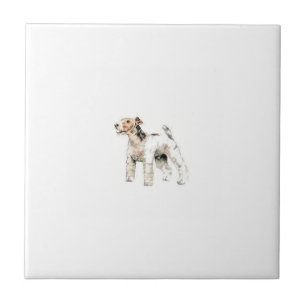Wire Haired Fox Terrier Tile