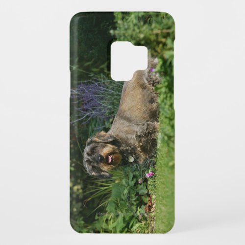 Wire_haired Standard Dachshund Sitting Case_Mate Samsung Galaxy S9 Case