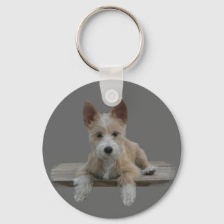 Wire Portuguese Podengo Pequeno Keychain