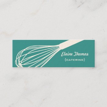 Wire Whisk Catering Card by businessink at Zazzle