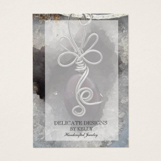 Wire Wrap Jewelry Designer Earring Display Cards (Front)