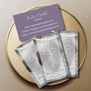 Wire Wrap Jewelry Designer Necklace Business Card