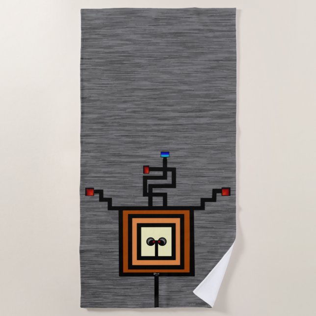 Wired Beach Towel (Front)