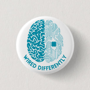 Wired Differently – Brain with Electronic Wiring Button