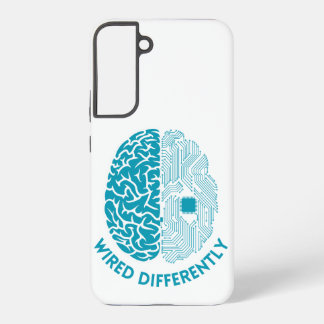 Wired Differently – Brain with Electronic Wiring Samsung Galaxy S22+ Case