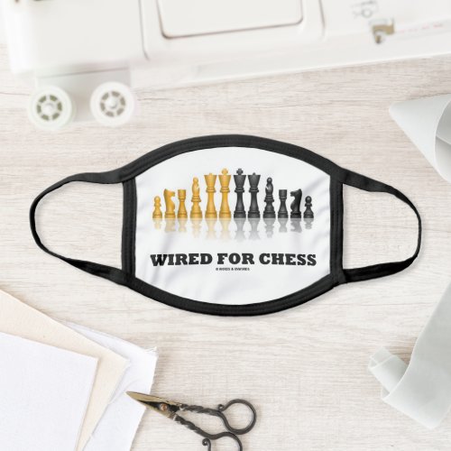 Wired For Chess Reflective Chess Set Face Mask