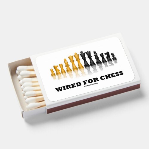Wired For Chess Reflective Chess Set Matchboxes