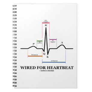 Wired For Heartbeat (Electrocardiogram) Notebook