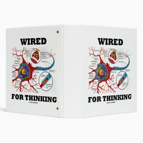 Wired For Thinking Neuron Synapse Neuropsychology 3 Ring Binder