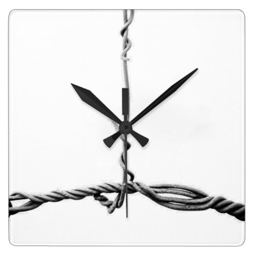 Wired Square Wall Clock